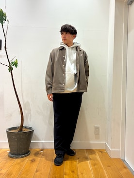 「アイテム（テーラードジャケット）」を使った、ririru1300さん（メンズ・175cm）の冬コーディネート