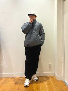 「アイテム（帽子）」を使った、ririru1300さん（メンズ・175cm）の冬コーディネート