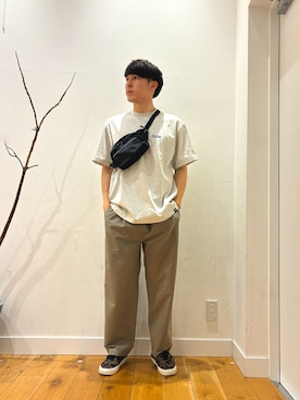 「MARMOT（マーモット）のアイテム」を使った、RIRUさん（メンズ・175cm）の夏コーディネート