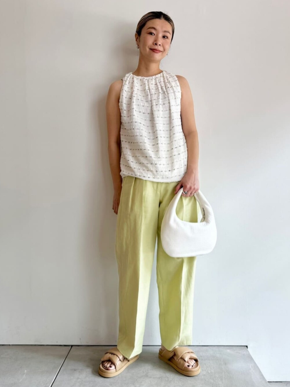 Hanada_TOMORROWLAND(CABaN 麻布台ヒルズ店)｜cabanのサンダルを使った  