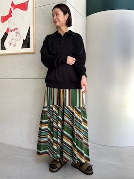 「caban」｜Hanada_TOMORROWLANDさん（レディース・166cm）の春コーディネート