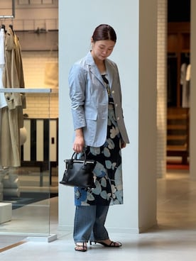 「EDITION（エディション）のアイテム」を使った、Hanada_TOMORROWLANDさん（レディース・166cm）の夏コーディネート