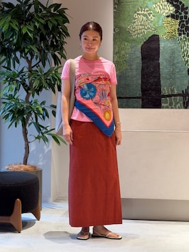 「caban（キャバン）のアイテム」を使った、Hanada_TOMORROWLANDさん（レディース・166cm）の夏コーディネート