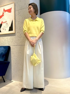 CABaN コットンカシミヤ スキッパーニットを使ったショップ
