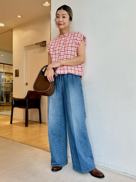 Hanada_TOMORROWLANDさん（レディース・166cm）の夏コーディネート