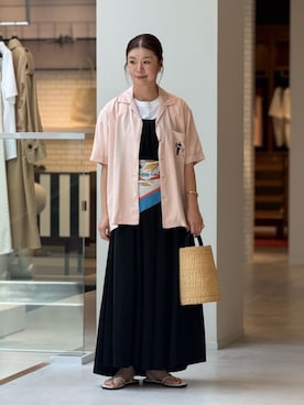 「caban（キャバン）のアイテム」を使った、Hanada_TOMORROWLANDさん（レディース・166cm）の夏コーディネート