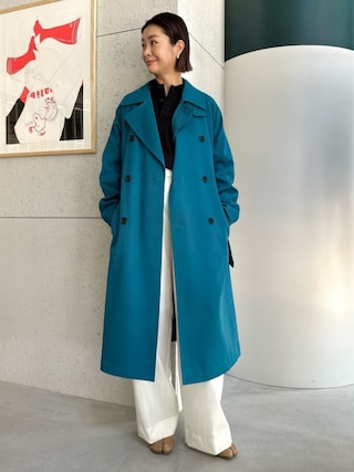 CABaN ウールギャバジン ロングトレンチコート caban（キャバン）の「CABaN ウールギャバジン ロングトレンチコート