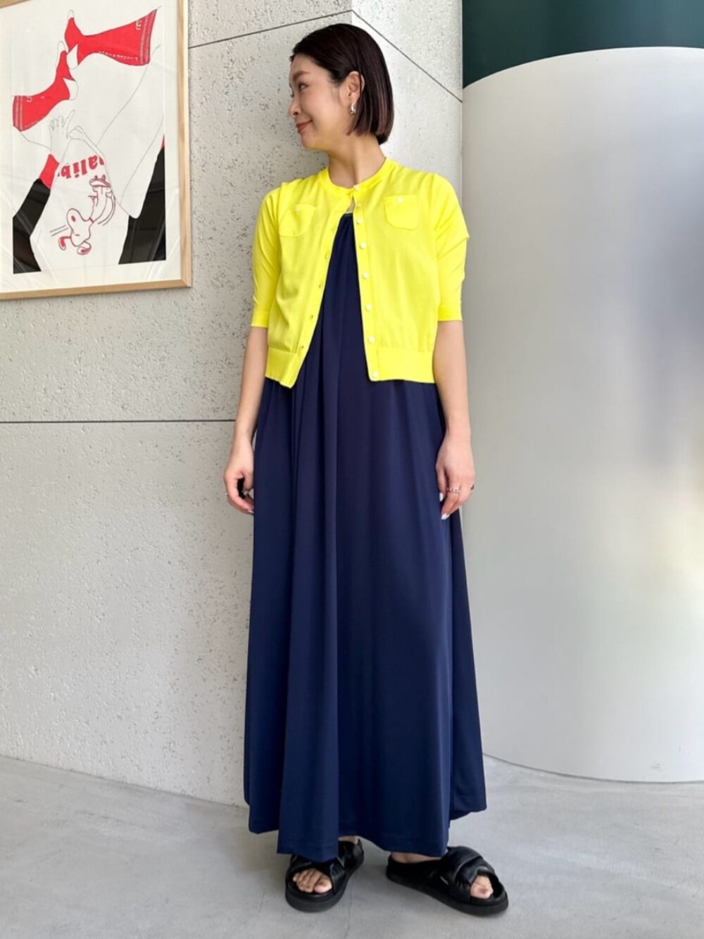 caban（キャバン）の「□ファインポリエステル ランダムリブ