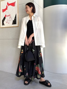 「caban」｜Hanada_TOMORROWLANDさん（レディース・166cm）の春コーディネート