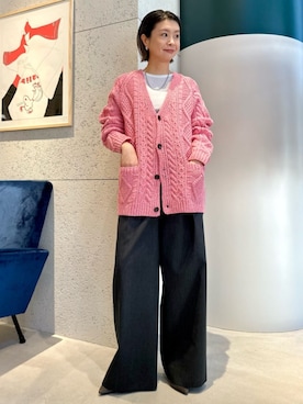 Hanada_TOMORROWLANDさん（レディース・166cm）の冬コーディネート