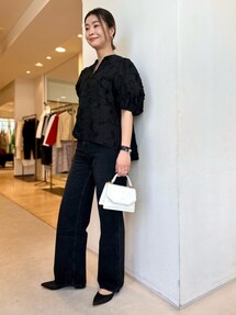 BALLSEY（ボールジィ）の「ブルームカットジャカード パフスリーブ