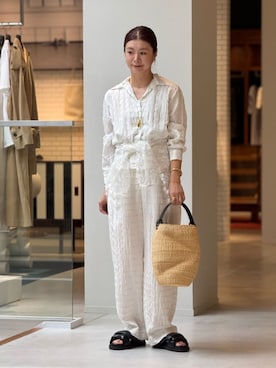 「caban（キャバン）のアイテム」を使った、Hanada_TOMORROWLANDさん（レディース・166cm）の夏コーディネート