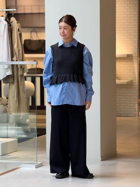「caban（キャバン）のアイテム」を使った、Hanada_TOMORROWLANDさん（レディース・166cm）の秋コーディネート