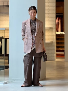 Hanada_TOMORROWLANDさん（レディース・166cm）の夏コーディネート
