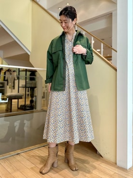 「SOULEIADO（ソレイアード）のアイテム」を使った、Hanada_TOMORROWLANDさん（レディース・166cm）の春コーディネート