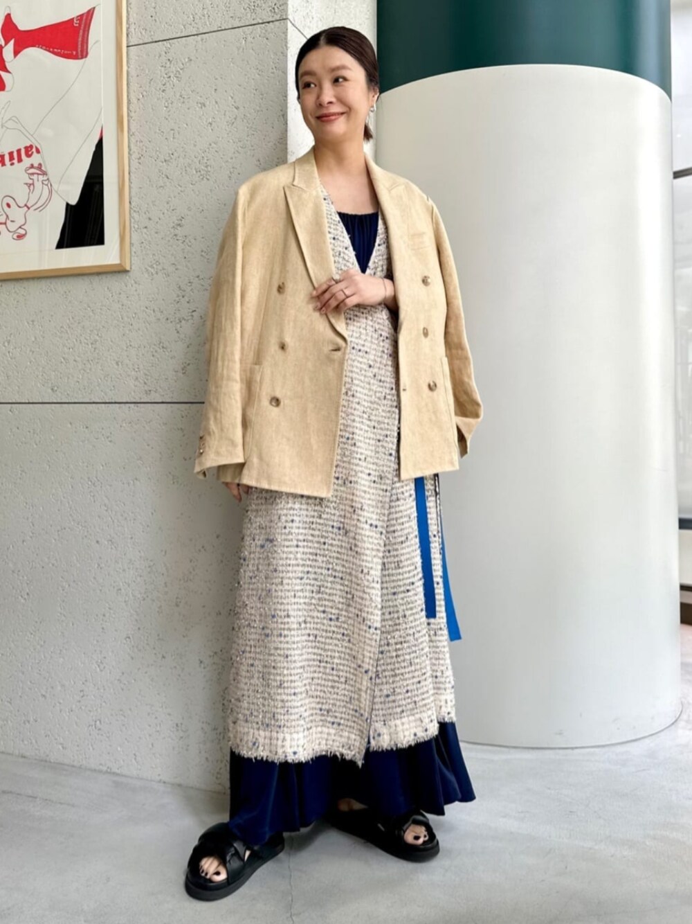 caban（キャバン）の「CABaN アイリッシュリネン ダブルブレスト