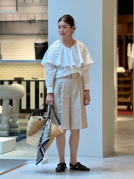 「EDITION（エディション）のアイテム」を使った、Hanada_TOMORROWLANDさん（レディース・166cm）の夏コーディネート
