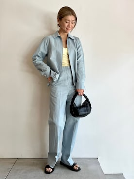「BACCA（バッカ）のアイテム（その他アウター）」を使った、Hanada_TOMORROWLANDさん（レディース・166cm）の春コーディネート
