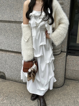 「アイテム（セットアップ）」を使った、mio👨🏼‍💼🥣‎⋆˙さん（レディース・154cm）の秋コーディネート