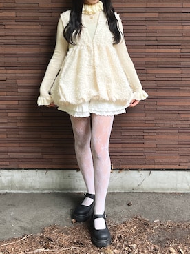 「アイテム（ベスト）」を使った、mio👨🏼‍💼🥣‎⋆˙さん（レディース・154cm）の秋コーディネート