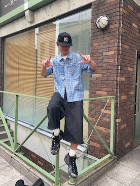 「アイテム（デジタル腕時計）」を使った、kou5hiさん（メンズ・171cm）の秋コーディネート