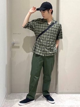 「GLOBAL WORK（グローバルワーク）のアイテム（帽子）」を使った、ゆさん（メンズ・175cm）の夏コーディネート