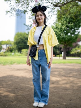 「アイテム（カチューシャ）」を使った、mugpro2ndさん（レディース・155cm）の夏コーディネート