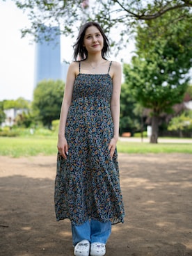 「アイテム（サンダル）」を使った、mugpro2ndさん（レディース・155cm）の夏コーディネート