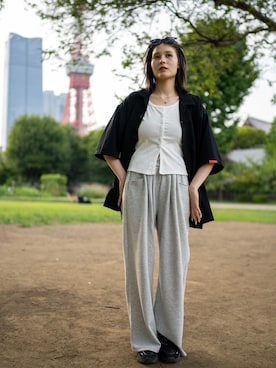 「ムラサキスポーツ（ムラサキスポーツ）のアイテム」を使った、mugpro2ndさん（レディース・155cm）の夏コーディネート