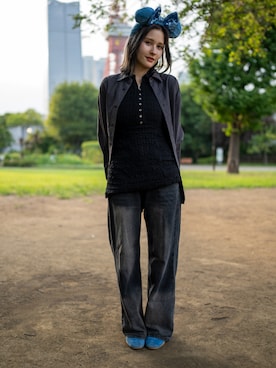 「アイテム（カチューシャ）」を使った、mugpro2ndさん（レディース・155cm）の夏コーディネート
