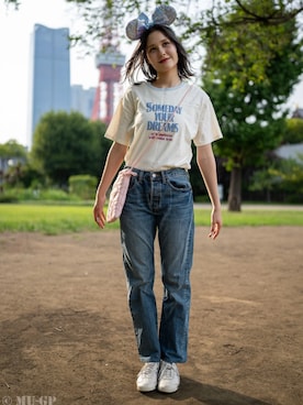 「アイテム（カチューシャ）」を使った、mugpro2ndさん（レディース・155cm）の夏コーディネート