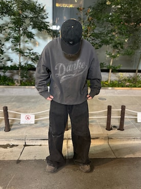 「DANKE SCHON（ダンケシェーン）のアイテム（スウェット）」を使った、tsukasaさん（メンズ・168cm）の冬コーディネート