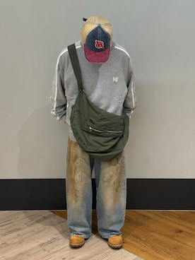 「DANKE SCHON（ダンケシェーン）のアイテム（バッグ）」を使った、tsukasaさん（メンズ・168cm）の秋コーディネート
