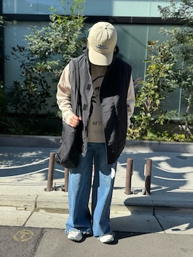 「WHITELAND（ホワイトランド）のアイテム（バッグ）」を使った、tsukasaさん（メンズ・168cm）の冬コーディネート