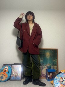 mideal（マイディール）の「tweed over jacket / ツイードオーバー