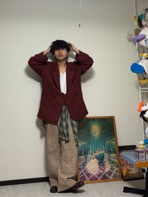 mideal（マイディール）の「tweed over jacket / ツイードオーバー