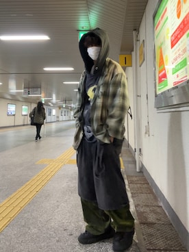 「musubore（ムスボレ）のアイテム」を使った、しゅーたさん（メンズ・167cm）の春コーディネート