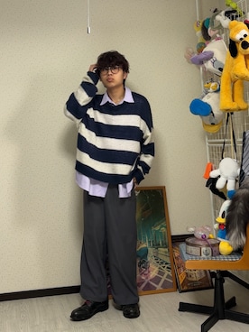 「CASPER JOHN（キャスパージョン）のアイテム」を使った、しゅーたさん（メンズ・167cm）の春コーディネート