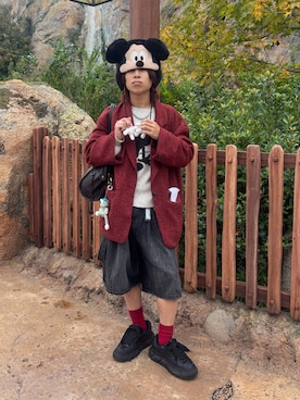 「アイテム（トップス）」を使った、しゅーたさん（メンズ・167cm・10代）の秋コーディネート