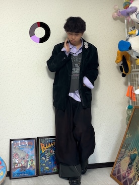 「CASPER JOHN（キャスパージョン）のアイテム」を使った、しゅーたさん（メンズ・167cm）の春コーディネート