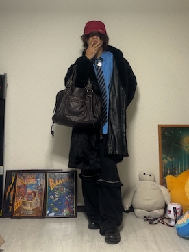 「アイテム（トレンチコート）」を使った、しゅーたさん（メンズ・167cm）の秋コーディネート