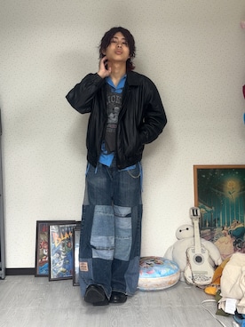 「アイテム（ブーツ）」を使った、しゅーたさん（メンズ・167cm）の秋コーディネート