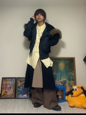 「アイテム（トップス）」を使った、しゅーたさん（メンズ・167cm・10代）の冬コーディネート