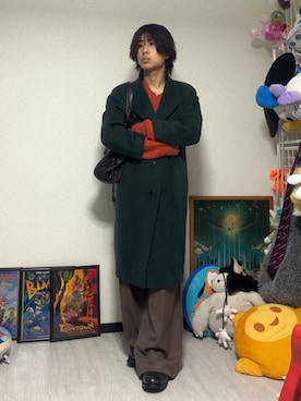 「アイテム（トートバッグ）」を使った、しゅーたさん（メンズ・167cm・10代）の秋コーディネート