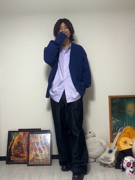 「アイテム（トップス）」を使った、しゅーたさん（メンズ・167cm）の秋コーディネート