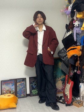 しゅーたさん（骨格ウェーブ・メンズ・167cm・10代）の秋コーディネート