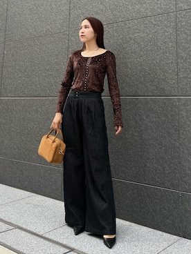 NANAMI NAKAMURAさん（レディース・160cm）の秋コーディネート