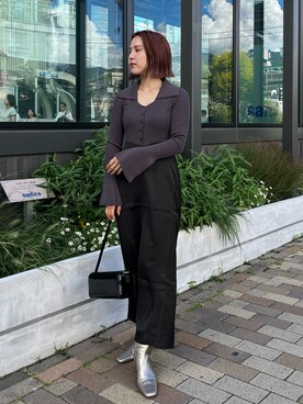 NANAMI NAKAMURAさん（レディース・159cm）の秋コーディネート