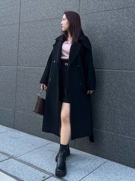 NANAMI NAKAMURAさん(レディース・160cm)の冬コーディネート