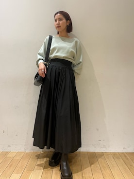 NANAMI NAKAMURAさん（レディース・159cm）の冬コーディネート